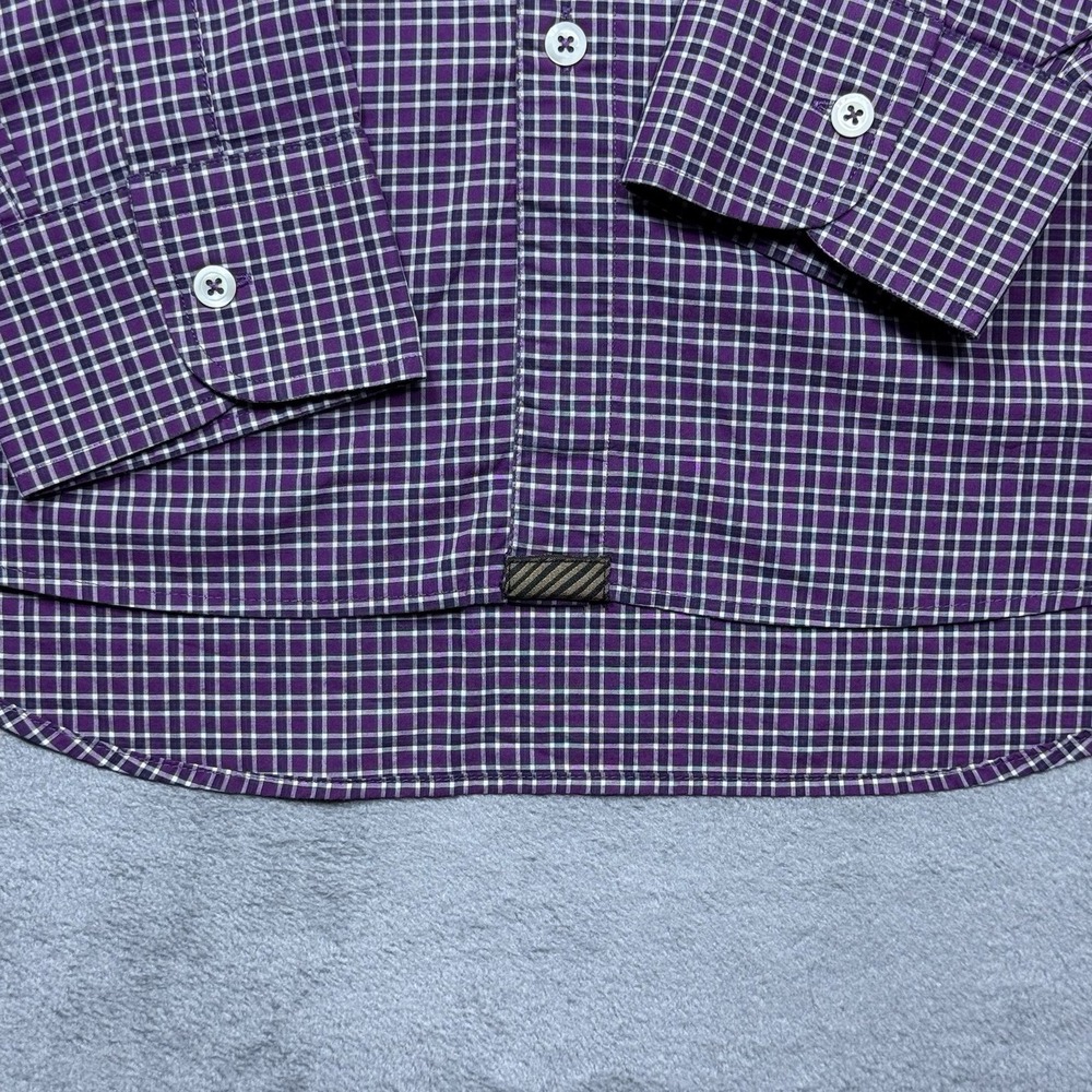 Billy Reid Button Shirt Mens L Standard Cut Featherweight Normcore Dadcore - Picture 5 of 10